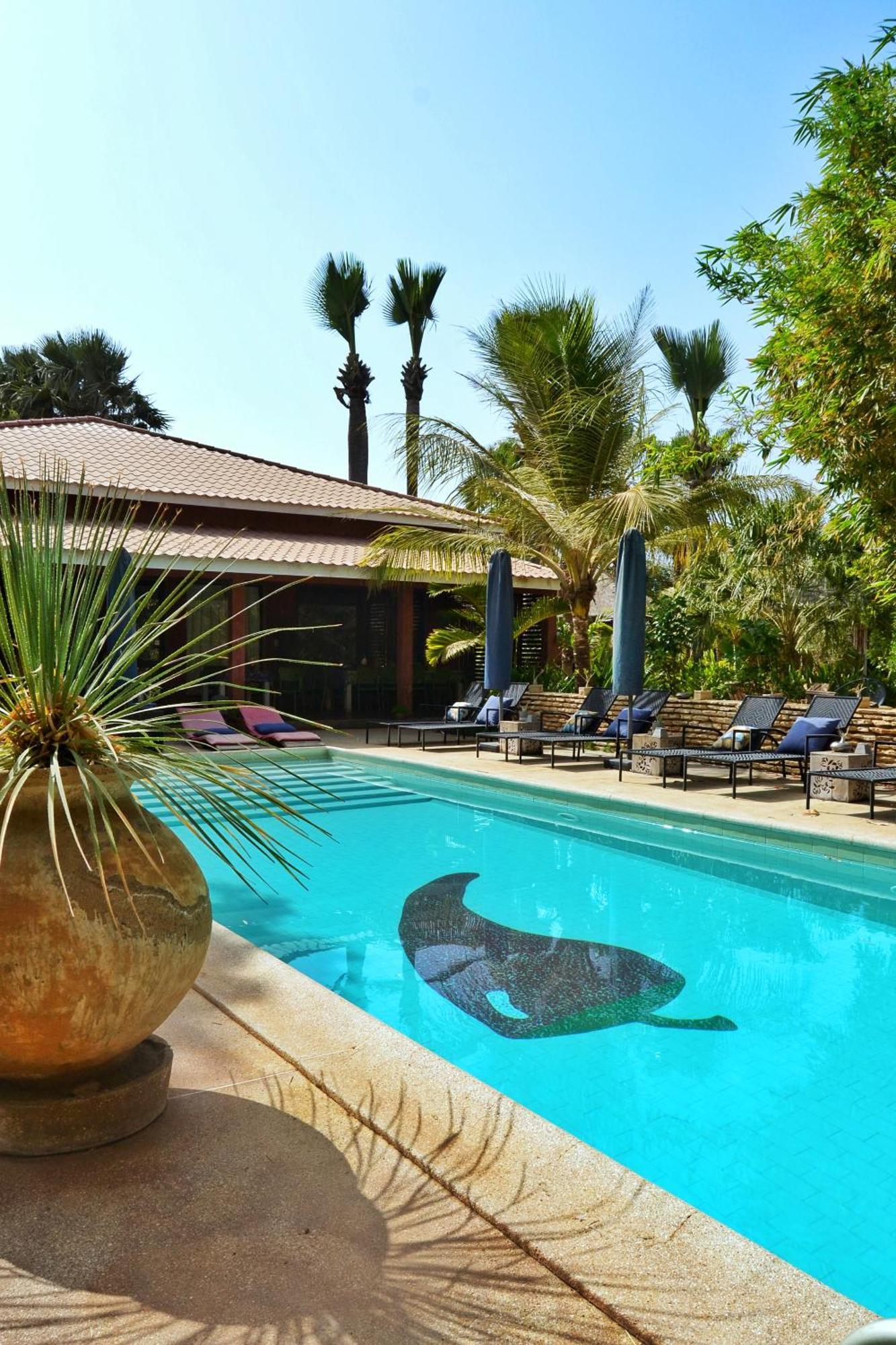 Hotel Keur Palmier à Saly Portudal Extérieur photo